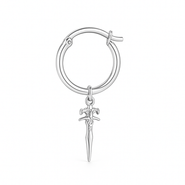 Aro de Plata 950 con Dije Espada – Nativos Jewelry